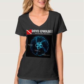 T-shirt Méduse lune dans l'espace sous-marin