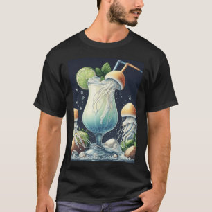 T-shirt Méduse Pina Colada, Réalisme