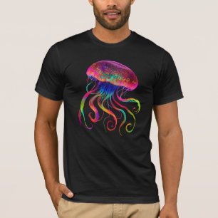 T-shirt Méduse psychédélique