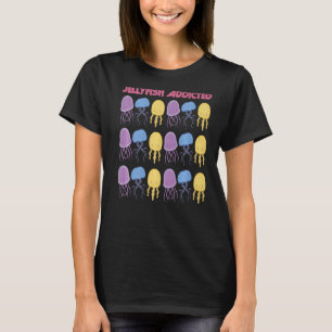 T-shirt Méduses Addictives Poissons Murs Mer Vie sous-mari