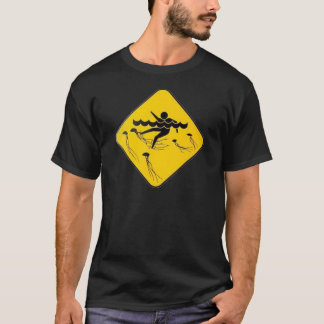 T-shirt Méduses d'avertissement dans le signe d'Eau-Rue