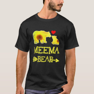T-shirt Meema Bear Tournesol Mère Père Famille Corresponda