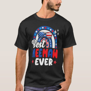 T-shirt Meemaw Ever Lunettes de soleil arc-en-ciel Usa Dra