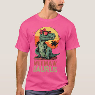 T-shirt MeemawSaurus Dino Dinosaure MeemawSaurusRe Drôle