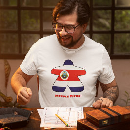 T-shirt Meeple Ticos (Costa Rica) Mens Shirt