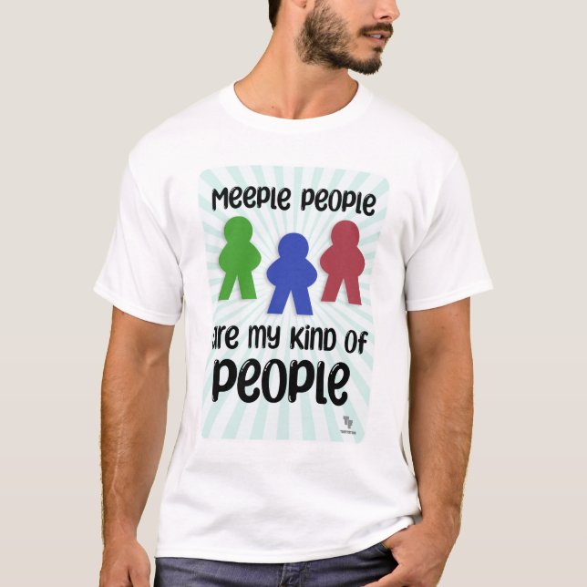 T-shirt Meeppeople Fun Board Jeu Nuit Slogan (Devant)