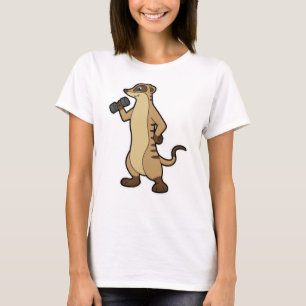 T-shirt Meerkat à l'entraînement Force avec Dumbbell