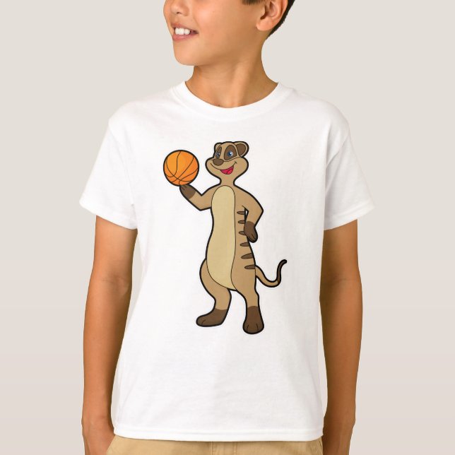 T-shirt Meerkat au Basketball Sports (Devant)
