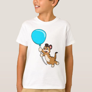 T-shirt Meerkat avec ballon