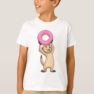 T-shirt Meerkat avec Donut