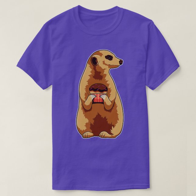 T-shirt Meerkat avec Muffin (Design devant)
