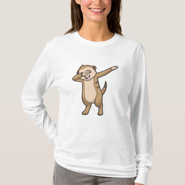 T-shirt Meerkat comme Dance Hip hop Dab (Devant)