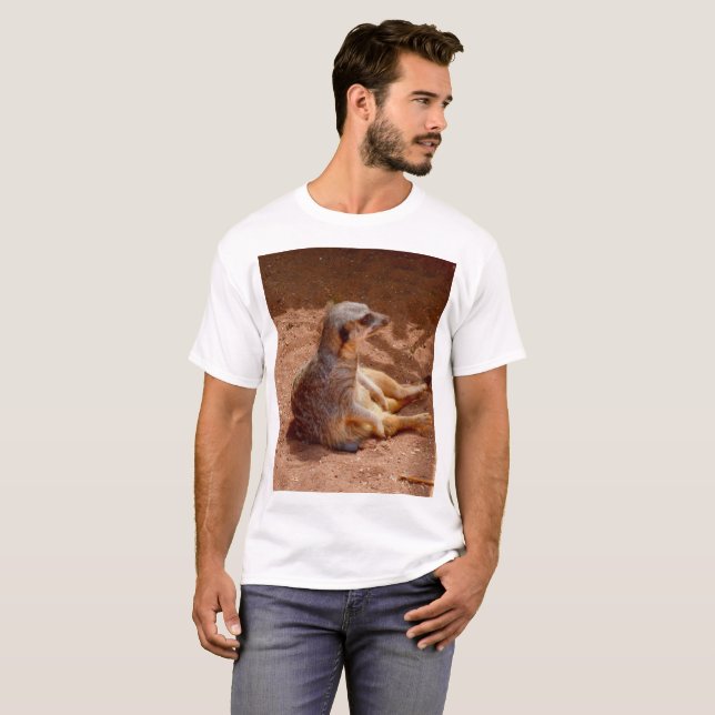 T-shirt Meerkat Lazy Days, (Devant entier)