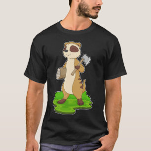 T-shirt Meerkat Lumberjack Ax