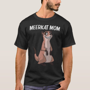 T-shirt Meerkat mignonne pour maman Mère Meerkat Mongose