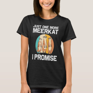 T-shirt Meerkat Pour Hommes Femmes Rétro Faune Zoo Animaux