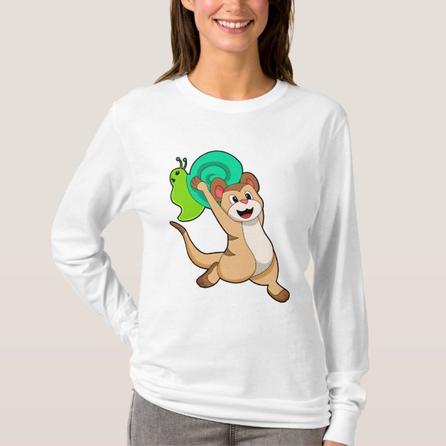 T-shirt Meerkat with Snail.PNG (Devant)