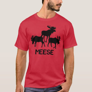 T-shirt Meese Funny Moose Lover s Gifts