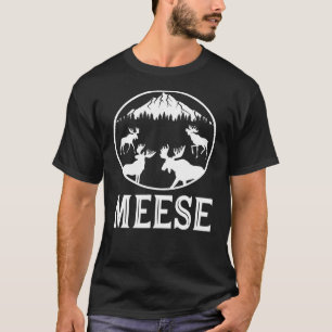 T-shirt Meese Plural Of Moose English Grammar Plaisanterie