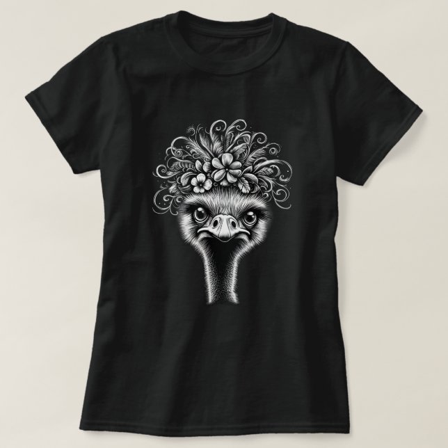 T-shirt Meet Mable Ostrich Women's Tee (Design devant)