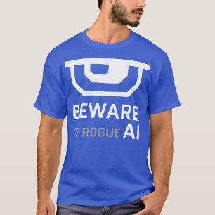 T-shirt Méfiez-vous de l'intelligence artificielle malhonn