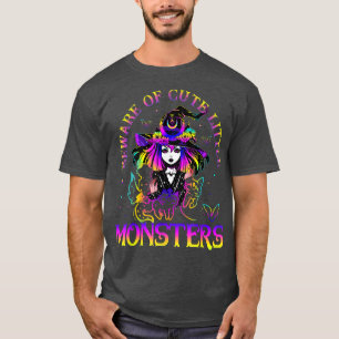 T-shirt Méfiez-vous de mignons petits monstres Chat Noir S