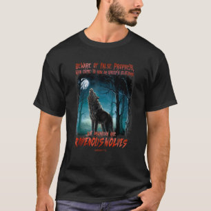 T-shirt Méfiez-vous des faux prophètes dans les vêtements 