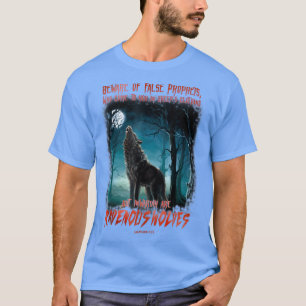 T-shirt Méfiez-vous des faux prophètes dans les vêtements