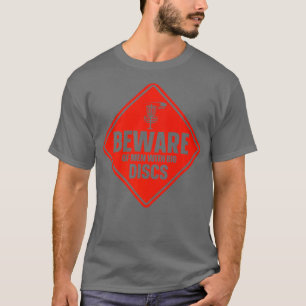 T-shirt Méfiez-Vous Des Hommes Avec Gros Disques Disque Go