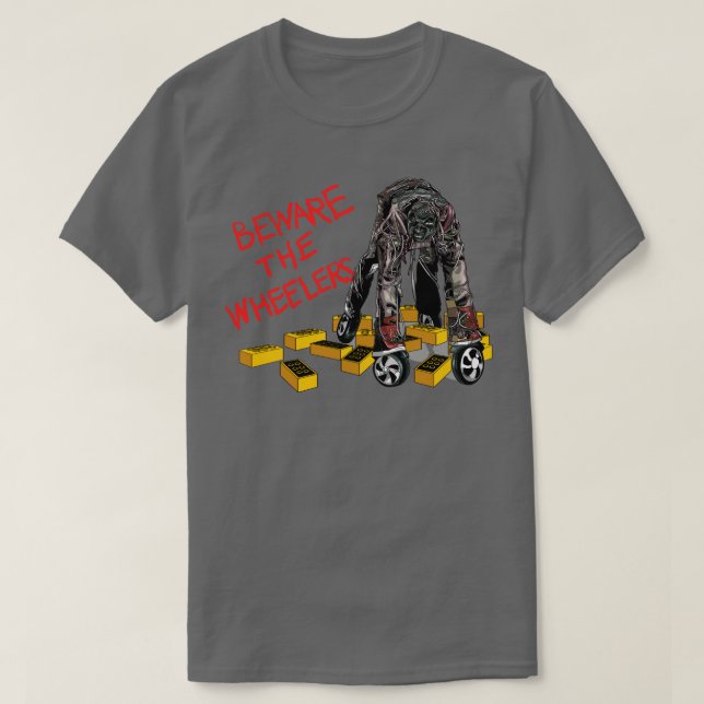 T-shirt Méfiez-vous des roues Retour à Oz (Design devant)