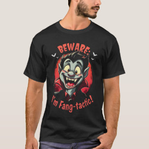 T-shirt Méfiez-vous du vampire de tactique fang