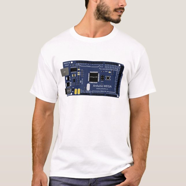T-shirt Méga d'Arduino (Devant)