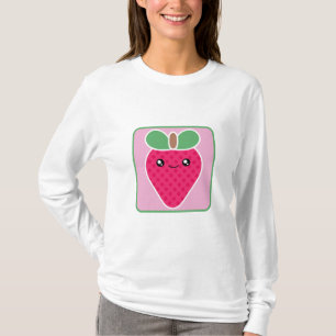 T-shirt méga de fraise de Kawaii