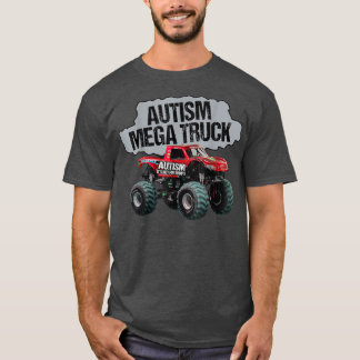 T-shirt Mega Truck Shirt Autism Mega Truck1855