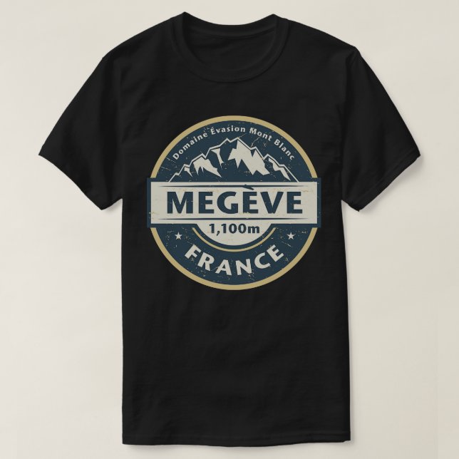 T-shirt Megeve France (Design devant)