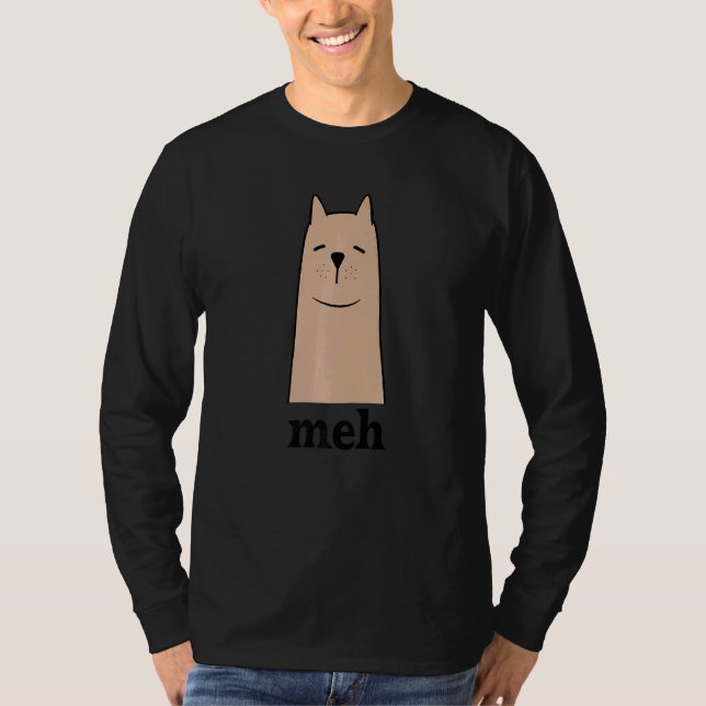 T-shirt Meh Doodle Chien Pour Chien (Devant)