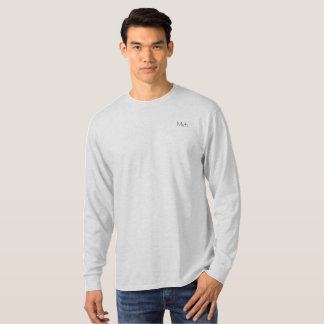 T-shirt "Meh. "La chemise à manches longues des hommes