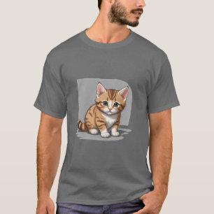 T-shirt Meilleur adorable petite chatte de chat
