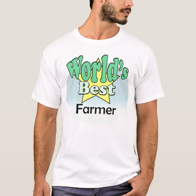 T-shirt Meilleur agriculteur du monde (Devant)