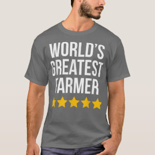 T-shirt Meilleur agriculteur du monde Agriculteur drôle Ag