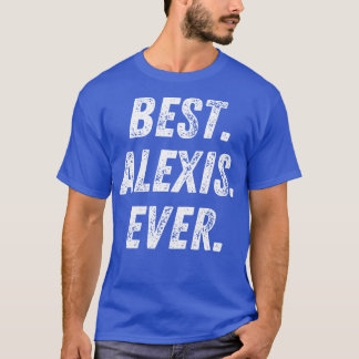 T-shirt Meilleur Alexis Jamais Retro Prénom Cadeau