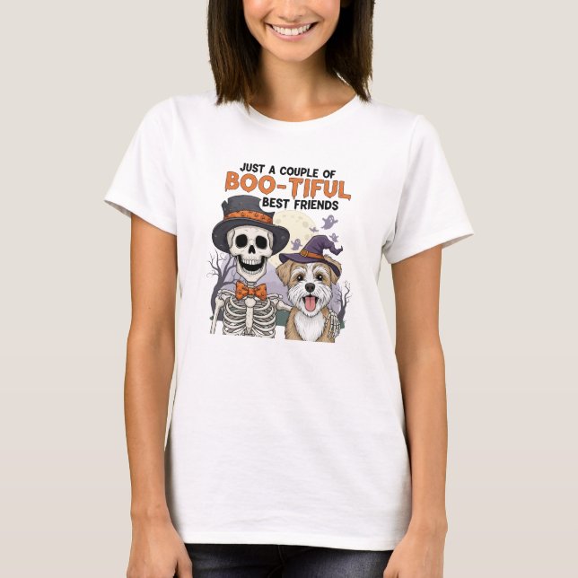 T-shirt Meilleur Ami Botieux Skeleton & Chien Tee (Devant)