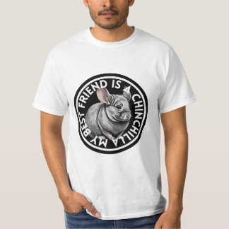 T-shirt Meilleur ami Chinchilla