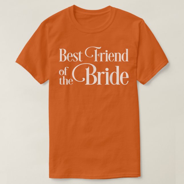 T-shirt Meilleur ami de la mariée (Design devant)