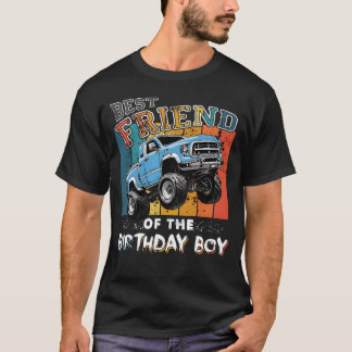 T-shirt Meilleur Ami de l'Anniversaire Garçon Monsterruck 