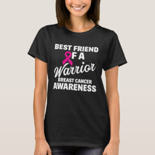 T-shirt Meilleur Ami D'Un Guerrier Sensibilisation Au Canc