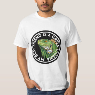 T-shirt Meilleur ami Green Iguana