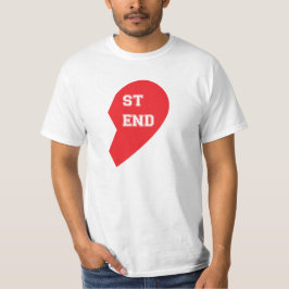 T-shirt Meilleur ami jumeau chien et humain