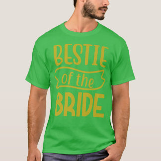 T-shirt Meilleur Ami Maid D'Honneur De La Mariée