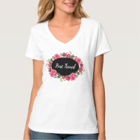 Meilleur Ami Poppy Rose Flower Circle Wreath Desig